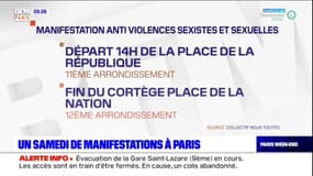 Paris: de nombreuses manifestations prévues ce samedi