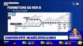 Chantiers d'été: mi-août, évitez le RER B