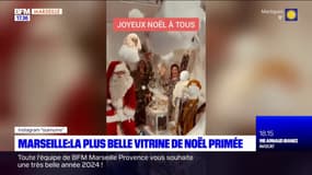 Marseille: la plus belle vitrine de Noël primée