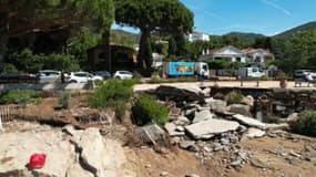 Les dégâts matériels importants au Lavandou après les orages