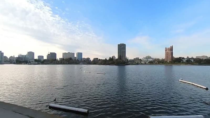 Le lac Merritt, à Oakland, en Californie (image d'illustration)