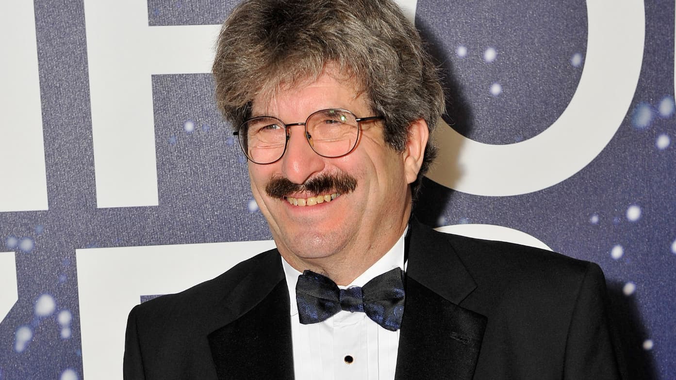 Gary Ruvkun lors de la cérémonie de remise des prix Breakthrough Prize organisée par Seth MacFarlane au NASA Ames Research Center, le 9 novembre 2014 à Mountain View, en Californie.