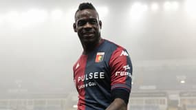 Mario Balotelli pour sa première avec le Genoa en Serie A, le 4 novembre 2024