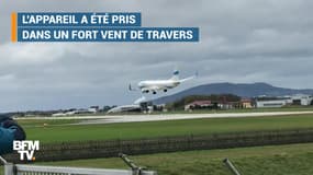 En Autriche, cet avion ne parvient pas à atterrir à cause du vent