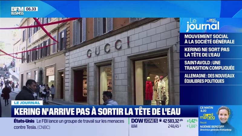 Malgré la nomination d'un nouveau directeur artistique chez Gucci, sa maison-mère Kering n'en finit plus de dégringoler en Bourse