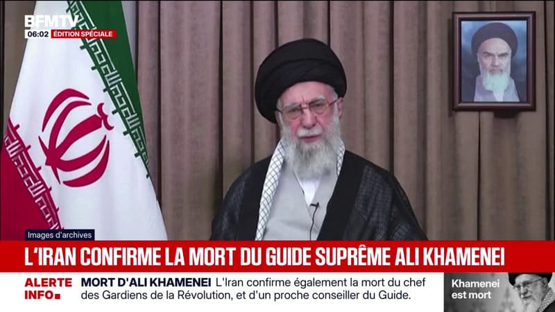 L'Iran a confirmé la mort d'Ali Khamenei, le guide suprême iranien