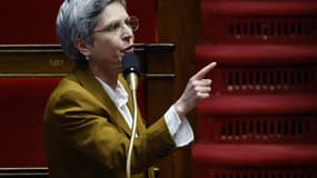 Sandrine Rousseau à  l'Assemblée nationale le 16 février 2023