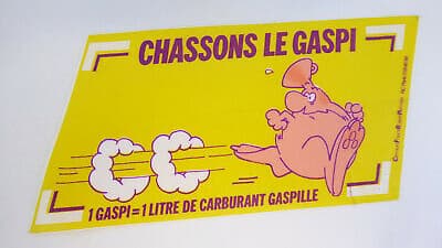 Un autocollant Chasse au gaspi