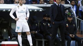 Gareth Bale et Zinedine Zidane (Real Madrid)