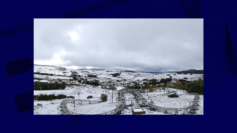 Les premières grosses chute de neige de la saison sont tombées cette nuit, notamment en Haute-Loire