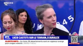 Lucie Castets était sur le terrain pour rencontrer les salariés et le directeur de l'usine Duralex