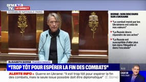 Élisabeth Borne sur la poursuite des sanctions contre la Russie: "La France ce n'est pas l'abandon, le renoncement, la soumission"