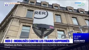 RER C: mobilisation contre les trains supprimés