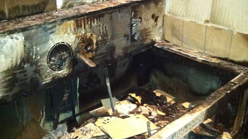 La salle de bain de Mario Balotelli après "l'incident"