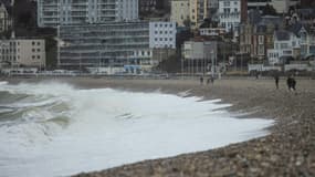 Plage du Havre le 18 février 2022