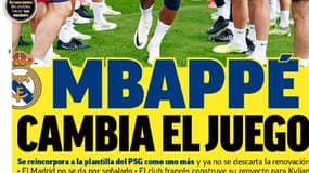 "Mbappé change le jeu", la une de Marca du lundi 14 août 2023