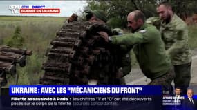 Guerre en Ukraine: avec les "mécaniciens du front"