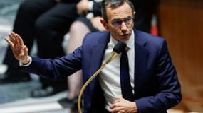 Le ministre de l'Intérieur Bruno Retailleau à l'Assemblée nationale, le 12 novembre 2024 à Paris. (Photo d'archive)