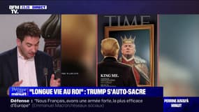 L'ŒIL DE RAPHAËL - "Longue vie au roi": Donald Trump s'auto-sacre dans une fausse Une du Time Magazine