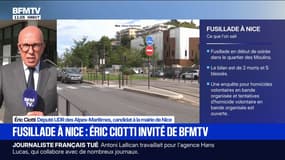 Fusillade à Nice: pour Éric Ciotti, il manque "250 policiers dans le département des Alpes-Maritimes"