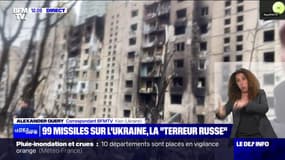 En Ukraine, l'alerte à la bombe levée après que 99 missiles russes soient tombés sur Kiev