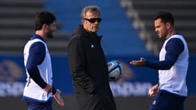 Fabien Galthié pendant la préparation du match de la France contre l'Uruguay, le 9 juillet 2024