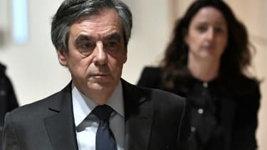 François Fillon arrive à son procès à Paris le 24 février 2020.