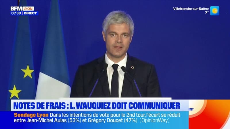 Notes de frais : L. Wauquiez doit les communiquer