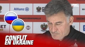 Guerre en Ukraine :  Le message de soutien de Galtier aux "footballeurs et coachs bloqués là-bas"