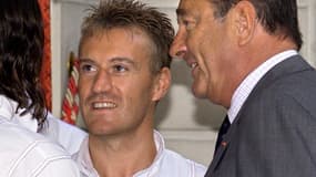 Deschamps et Chirac en 1998
