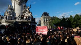 Une manifestation contre l'extrême droite et pour le Front populaire, le mardi 11 juin 2024 à Paris