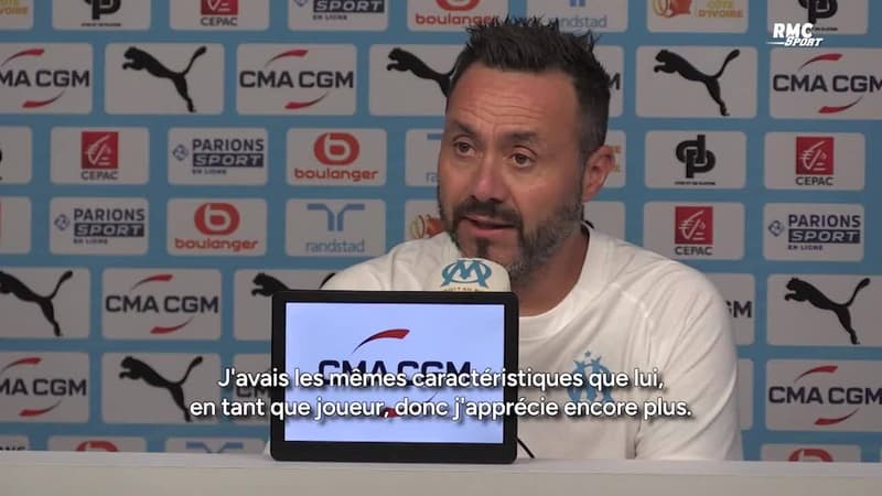 "Thauvin, un joueur différent des autres" loue De Zerbi
