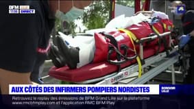 Pas-de-Calais: une journée aux côtés des infirmiers pompiers de Harnes