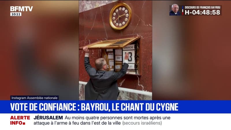 Vote de confiance: l'Assemblée nationale met en scène la session extraordinaire de ce lundi avec cette bande-annonce