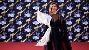 La chanteuse Vitaa sur le tapis rouge des NRJ Music Awards ce vendredi 1er novembre 2024 à Cannes.