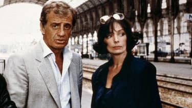 Jean-Paul Belmondo et Marie Laforêt dans Joyeuses Pâques