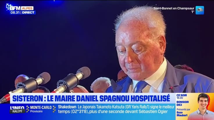 Le maire de Sisteron Daniel Spagnou hospitalisé 