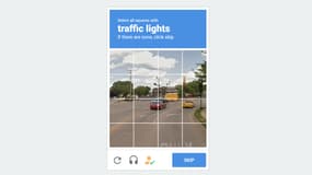 Exemple de Captcha, mis en place par Google
