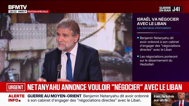 Benjamin Netanyahu a ordonné à son cabinet d'engager des "négociations directes" avec le Liban