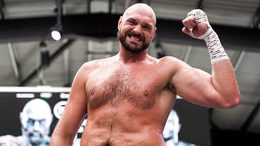 Tyson Fury avant son combat contre Dillian Whyte en avril 2022