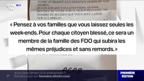 Des CRS ont reçu des lettres de menaces de mort à leur domicile