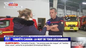 Tempête Ciarán: "On a déjà eu trois interventions liées aux vents violents", explique ce lieutenant du Finistère