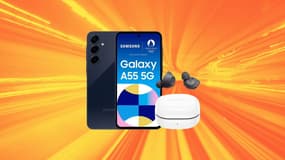 Le Samsung Galaxy A55 avec des écouteurs sans fil intégrés est à prix fou chez Electro Dépôt
