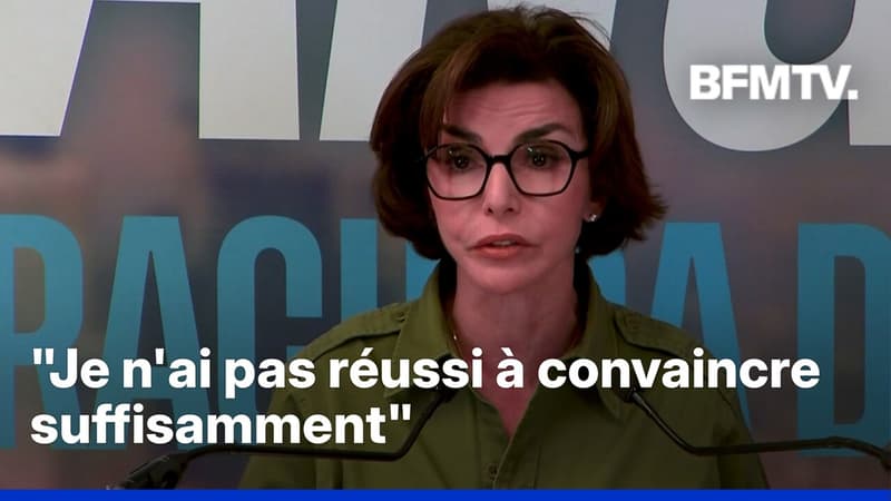 "Je n'ai pas réussi à convaincre suffisamment": Rachida Dati reconnaît sa défaite à Paris