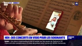 Hôpital Edouard Herriot : des concerts en visio pour les soignants