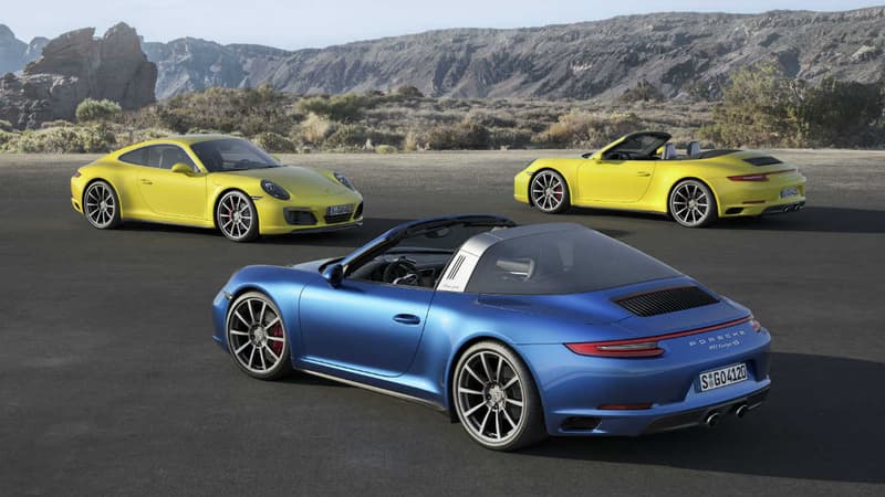 Une Porsche 911, oui, mais dans quelle version? Une Carrera 4S coupé? Une Targa S bleue? Ou une Carrera 4S cabriolet? 