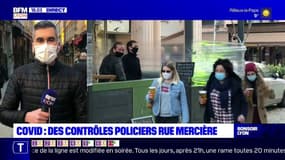 Covid : des contrôles de police rue Mercière