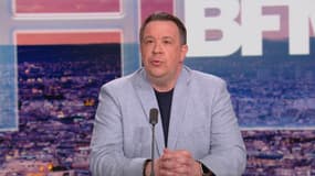 David Pelicot, le fils de Gisèle Pelicot, le 17 avril 2025 sur BFMTV.