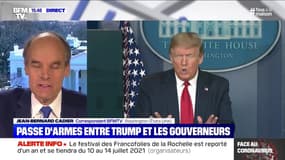 Passe d'armes entre Trump et les gouverneurs à propos du confinement