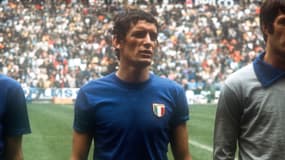 L'Italien Luigi 'Gigi' Riva lors de la finale de la Coupe du monde 1970